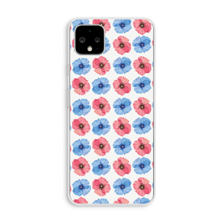 Klaproosjes: Pixel 4 XL Transparant Hoesje