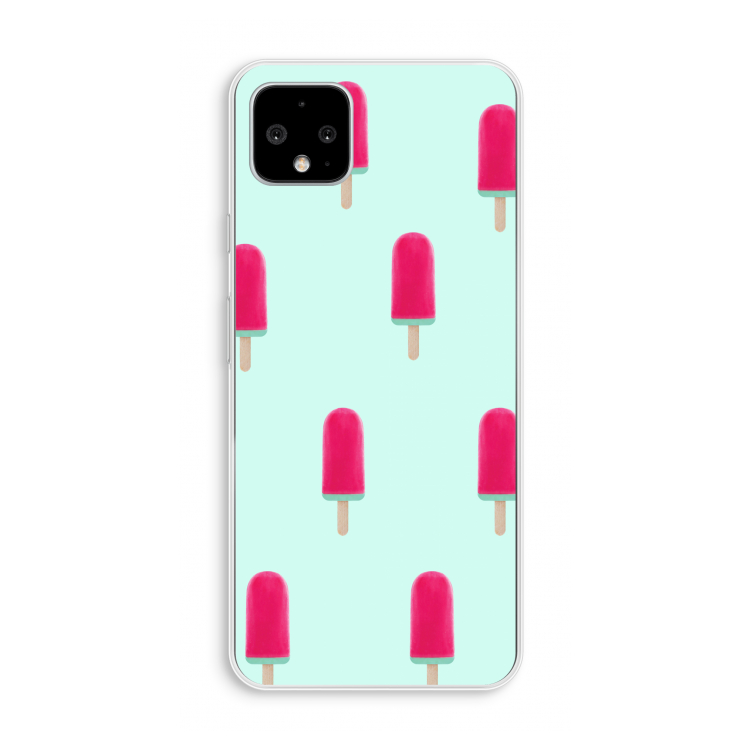 Waterijsje: Pixel 4 XL Transparant Hoesje