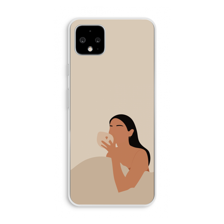 Fresh coffee: Pixel 4 XL Transparant Hoesje