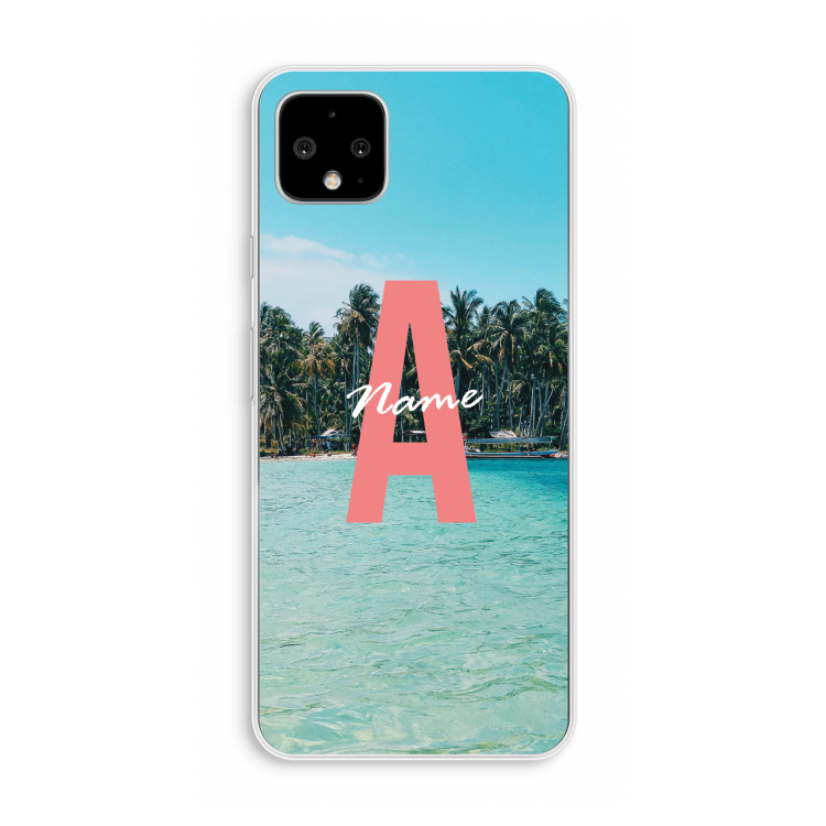 Pacific Dream: Pixel 4 XL Transparant Hoesje