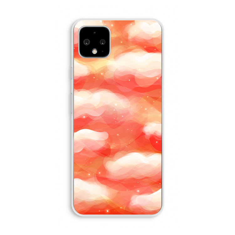 Lichte Wolken: Pixel 4 XL Transparant Hoesje