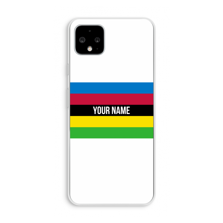 WK Wielrennen: Pixel 4 XL Transparant Hoesje