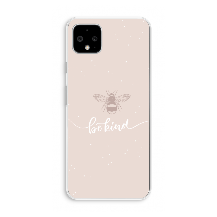 Be(e) kind: Pixel 4 XL Transparant Hoesje