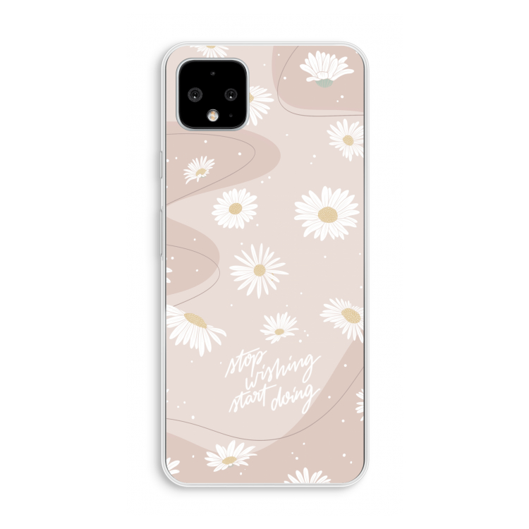 Daydreaming becomes reality: Pixel 4 XL Transparant Hoesje