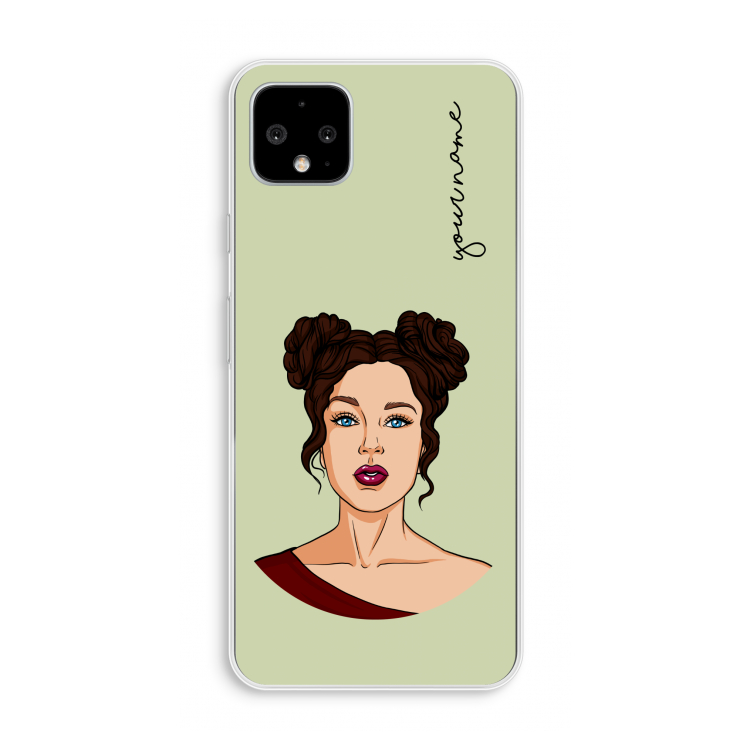 Pop-Art Creator: Pixel 4 XL Transparant Hoesje