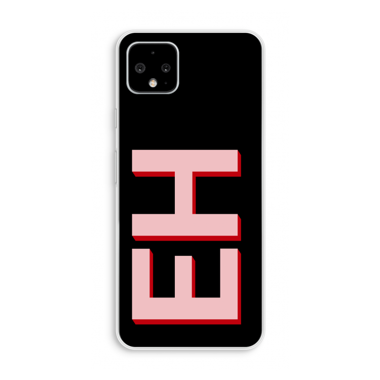 Monogram: Pixel 4 XL Transparant Hoesje