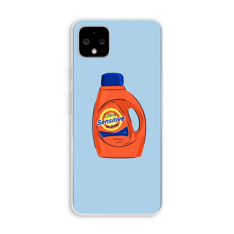 Ultra Sensitive: Pixel 4 XL Transparant Hoesje