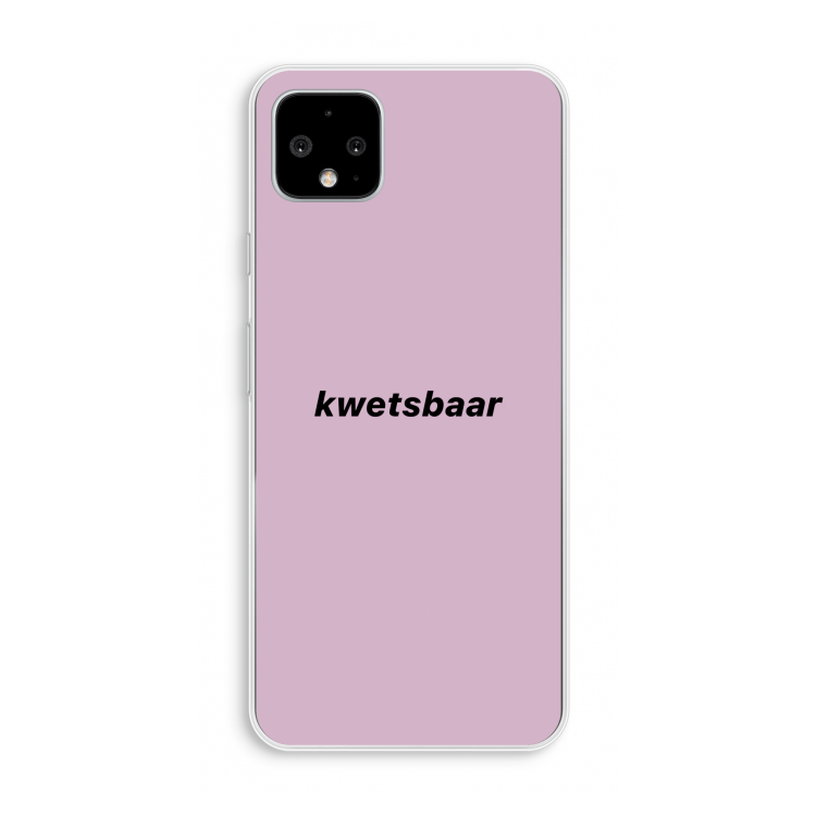kwetsbaar: Pixel 4 XL Transparant Hoesje