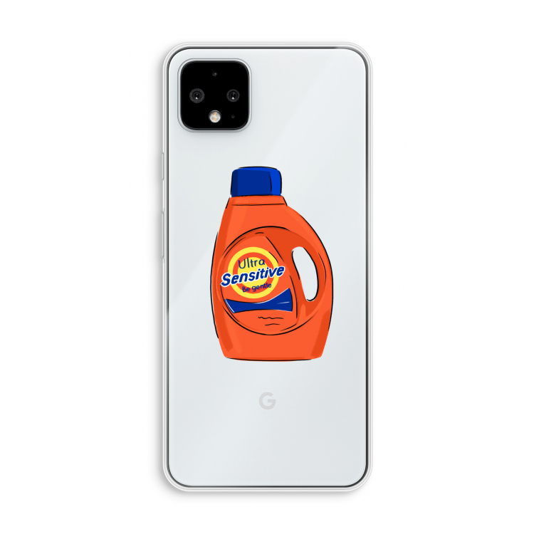 Ultra Sensitive: Pixel 4 XL Transparant Hoesje