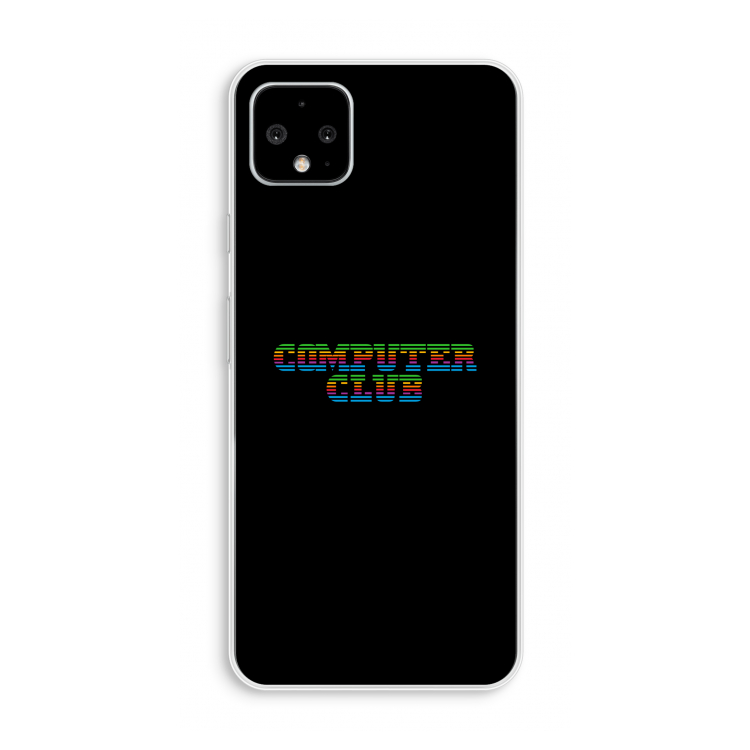 Retro: Pixel 4 XL Transparant Hoesje