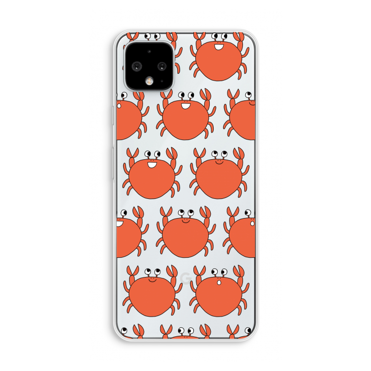 Krab: Pixel 4 XL Transparant Hoesje