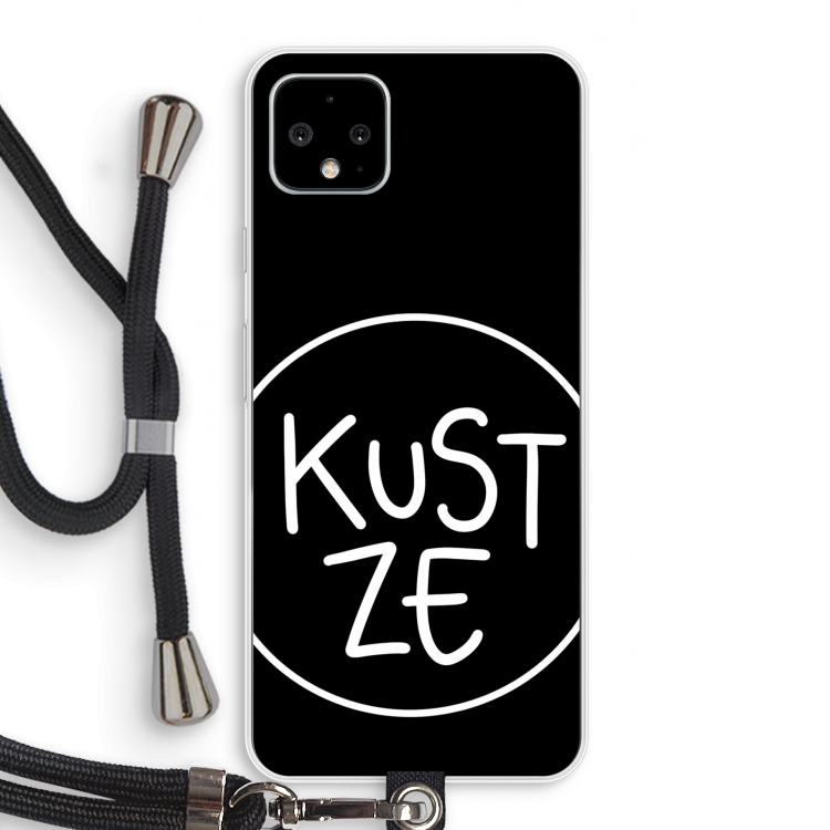 KUST ZE: Pixel 4 XL Transparant Hoesje met koord