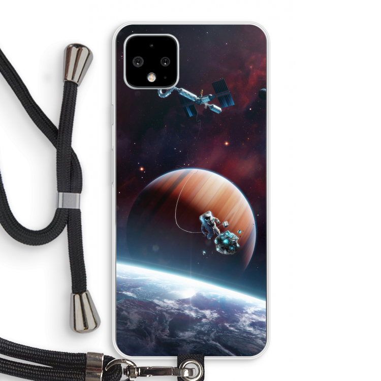 Examiner: Pixel 4 XL Transparant Hoesje met koord