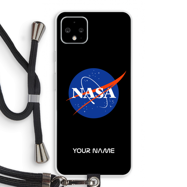 NASA: Pixel 4 XL Transparant Hoesje met koord