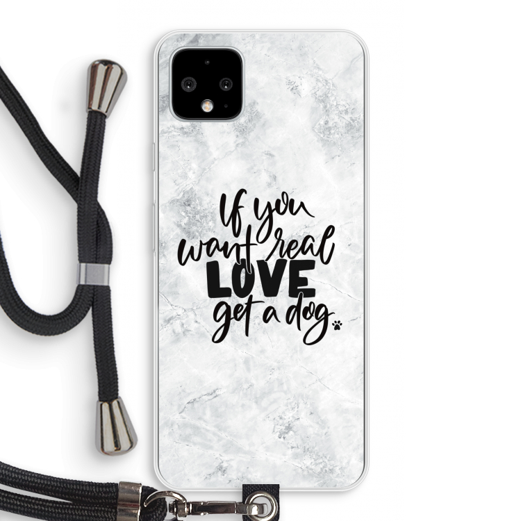 Partner in crime: Pixel 4 XL Transparant Hoesje met koord