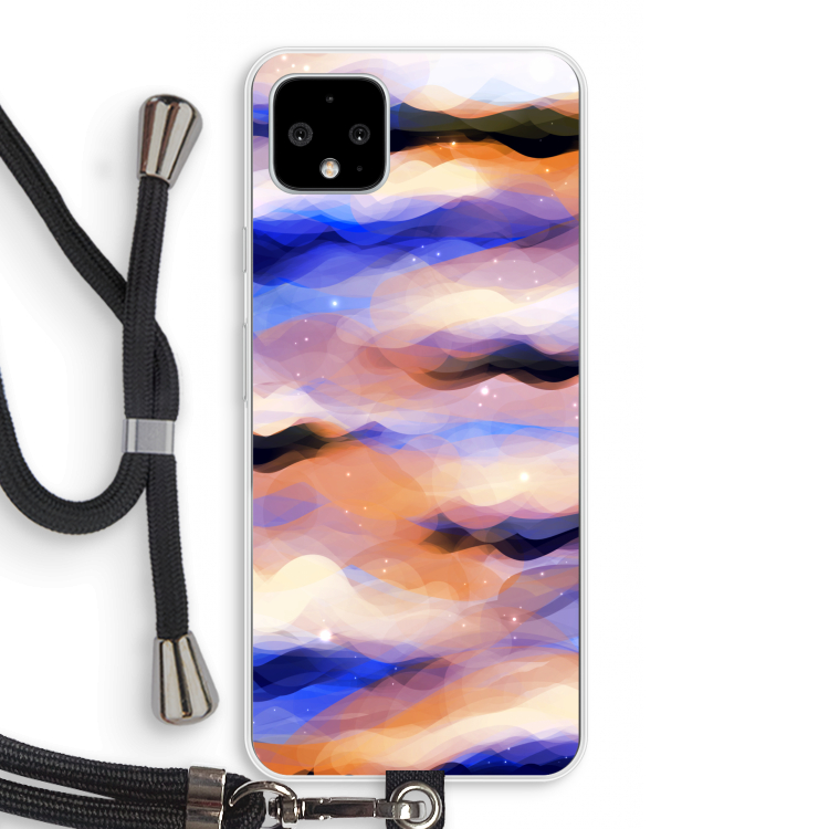 Donkere Wolken: Pixel 4 XL Transparant Hoesje met koord