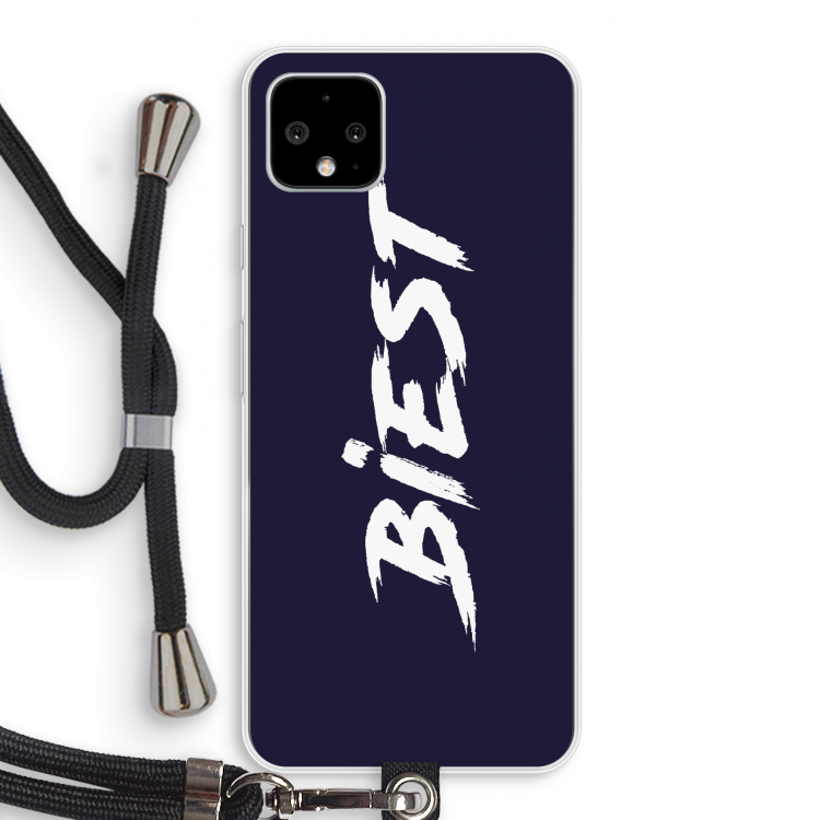 Biest: Pixel 4 XL Transparant Hoesje met koord