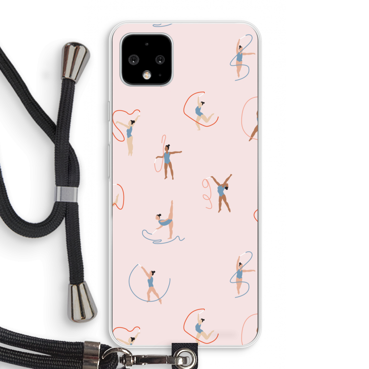 Dancing #3: Pixel 4 XL Transparant Hoesje met koord