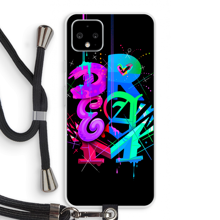 Dream: Pixel 4 XL Transparant Hoesje met koord