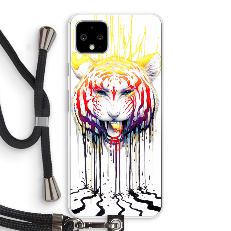 Fading: Pixel 4 XL Transparant Hoesje met koord