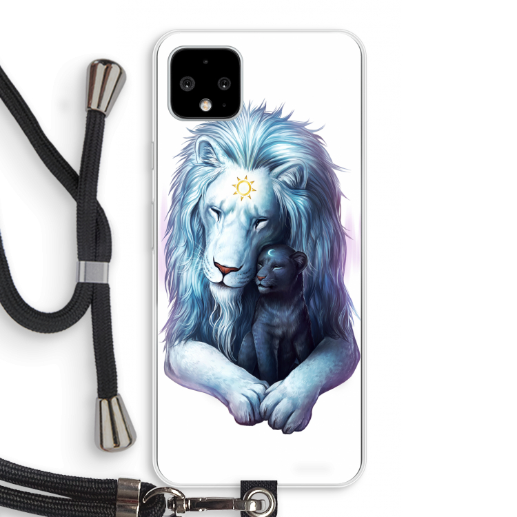 Child Of Light: Pixel 4 XL Transparant Hoesje met koord