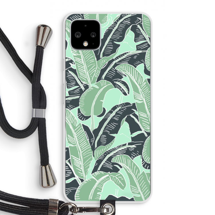 This Sh*t Is Bananas: Pixel 4 XL Transparant Hoesje met koord