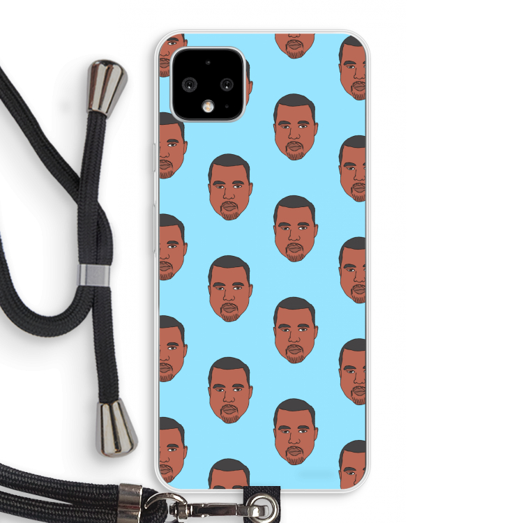 Kanye Call Me?: Pixel 4 XL Transparant Hoesje met koord