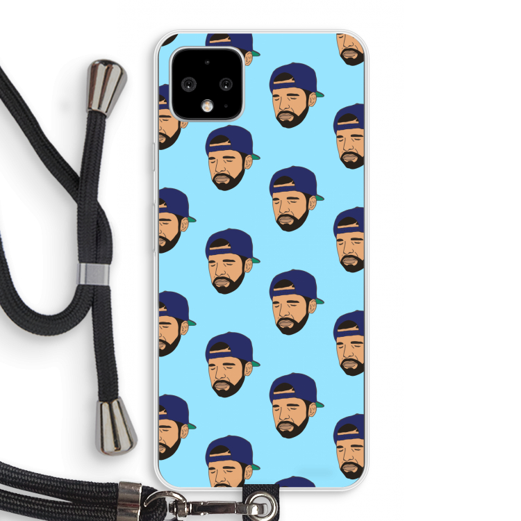 Drake Away: Pixel 4 XL Transparant Hoesje met koord