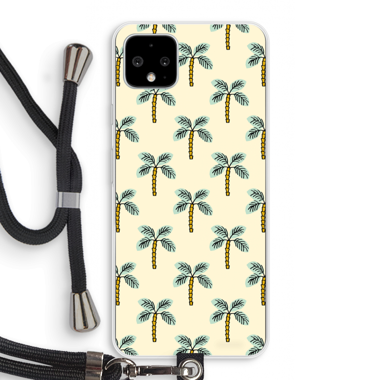 Paradise: Pixel 4 XL Transparant Hoesje met koord