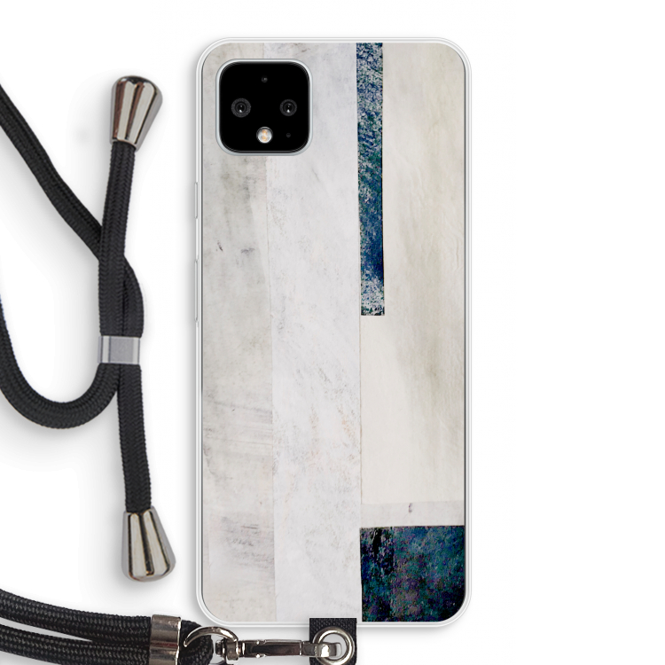 Meet you there: Pixel 4 XL Transparant Hoesje met koord
