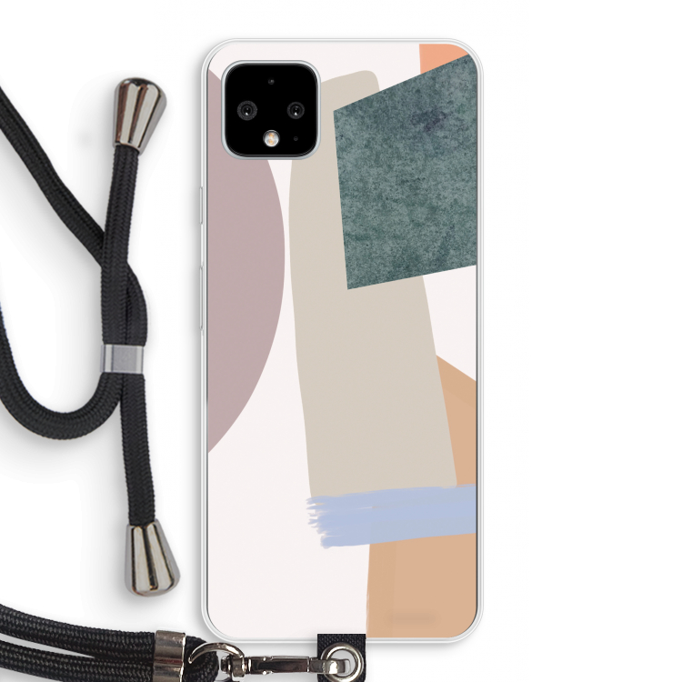 Lindo: Pixel 4 XL Transparant Hoesje met koord