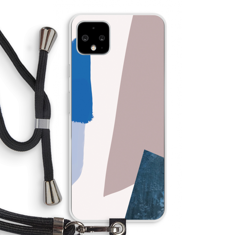 Lapis: Pixel 4 XL Transparant Hoesje met koord