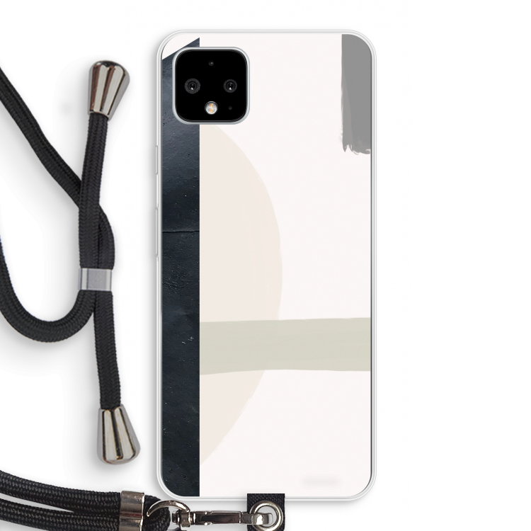 Baca: Pixel 4 XL Transparant Hoesje met koord