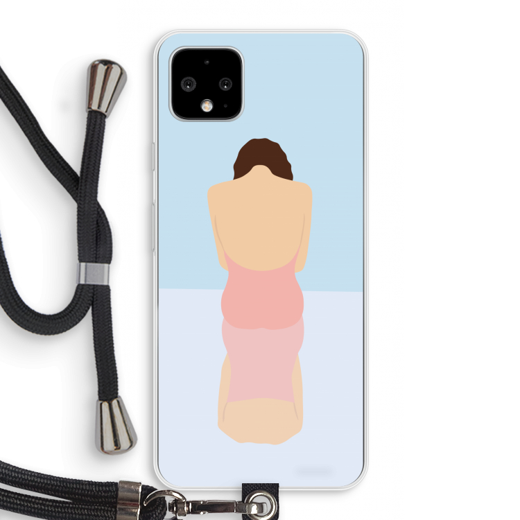 Mirror: Pixel 4 XL Transparant Hoesje met koord