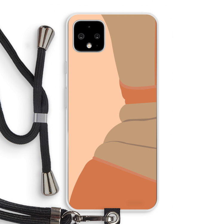 Bikini: Pixel 4 XL Transparant Hoesje met koord