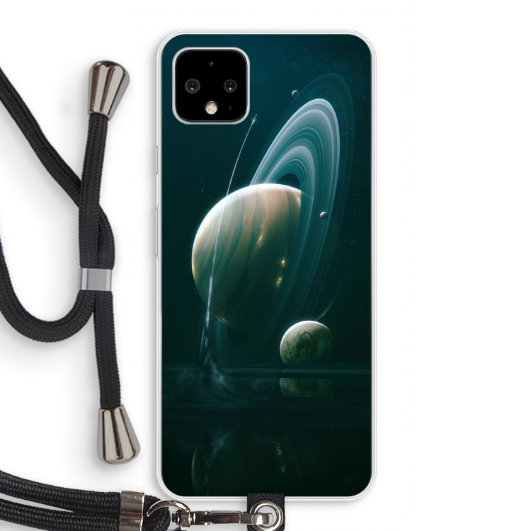Mercurius: Pixel 4 XL Transparant Hoesje met koord