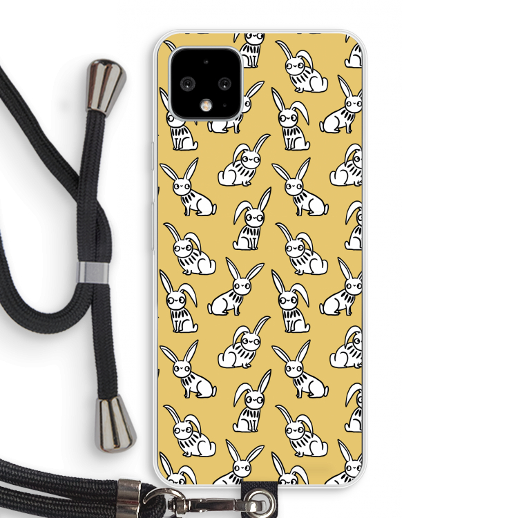 Haas: Pixel 4 XL Transparant Hoesje met koord