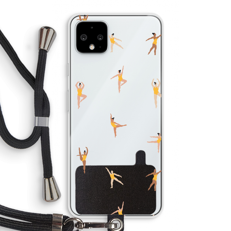 Dans #2: Pixel 4 XL Transparant Hoesje met koord