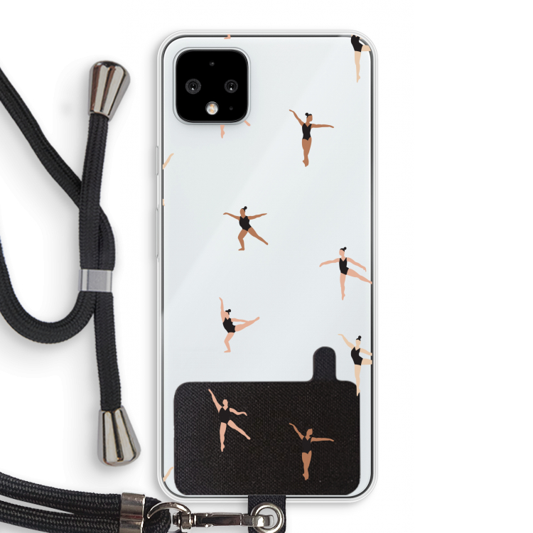 Dancing #1: Pixel 4 XL Transparant Hoesje met koord