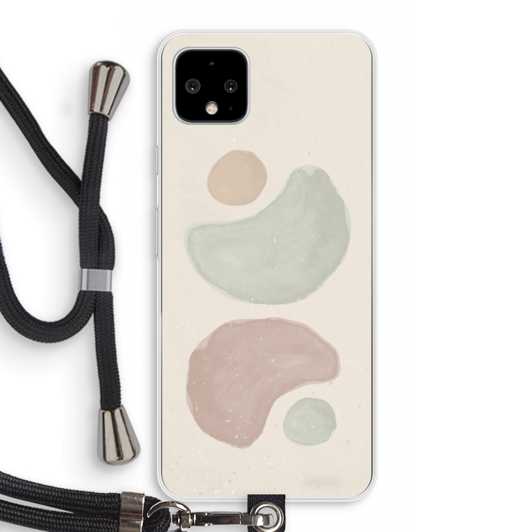 Geo #10: Pixel 4 XL Transparant Hoesje met koord
