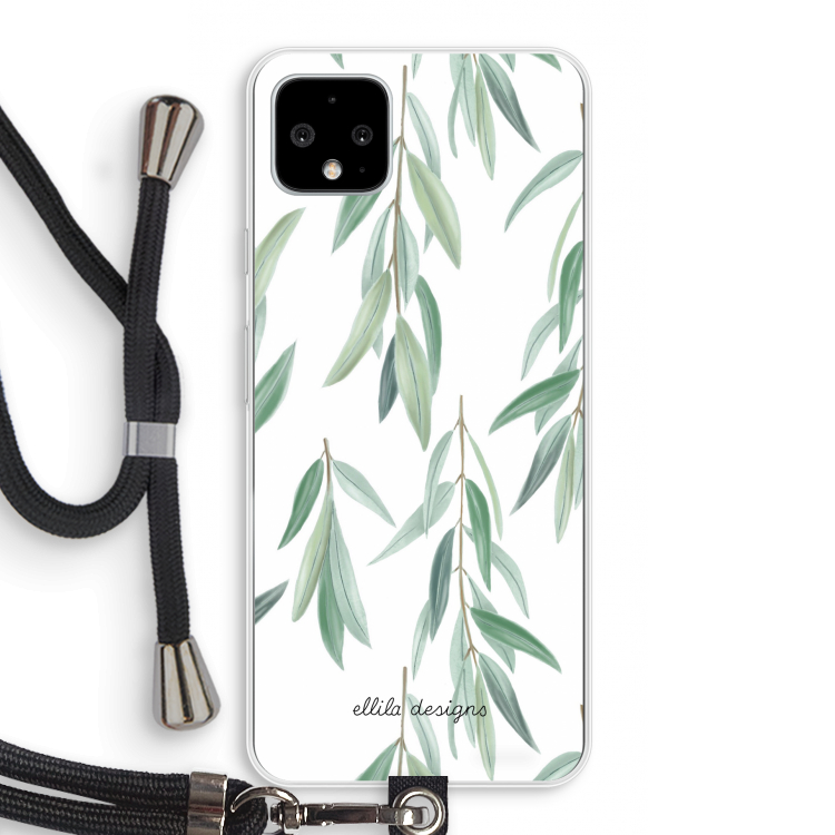 Branch up your life: Pixel 4 XL Transparant Hoesje met koord