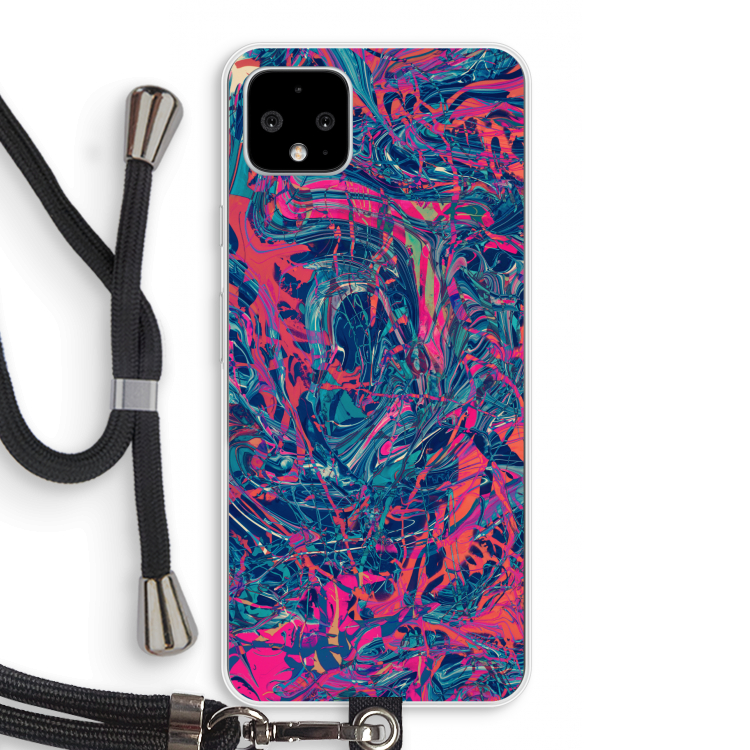 Sleeping Dreams: Pixel 4 XL Transparant Hoesje met koord