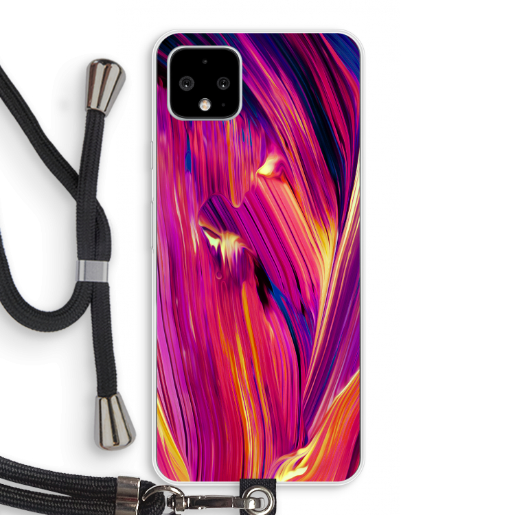 Phoenix: Pixel 4 XL Transparant Hoesje met koord