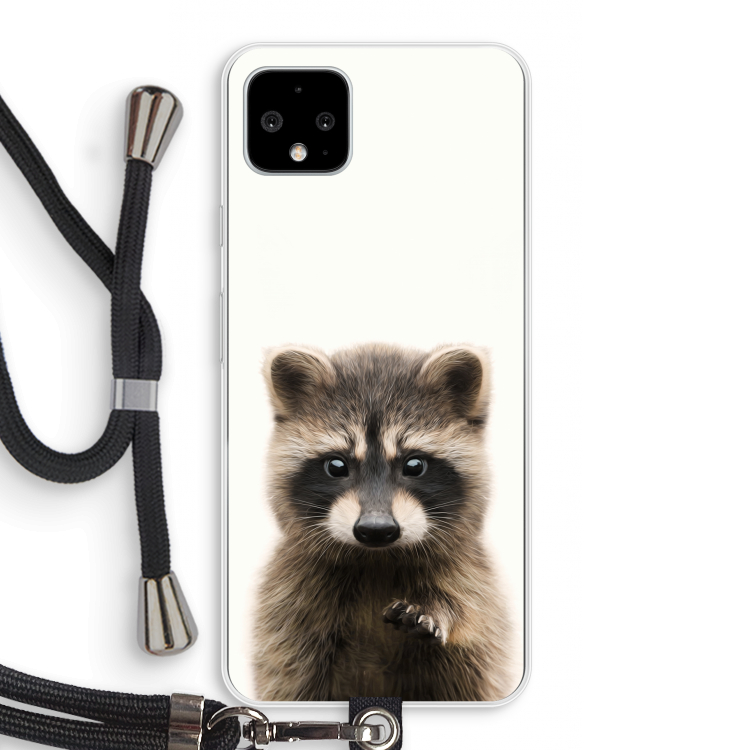 Rocco: Pixel 4 XL Transparant Hoesje met koord