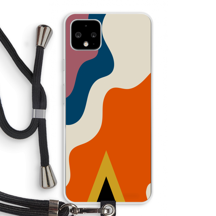 Noor A: Pixel 4 XL Transparant Hoesje met koord