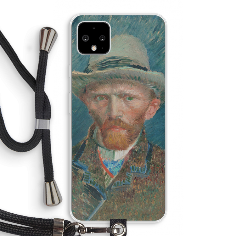 Van Gogh: Pixel 4 XL Transparant Hoesje met koord