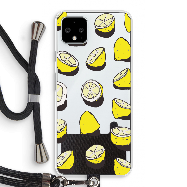 When Life Gives You Lemons...: Pixel 4 XL Transparant Hoesje met koord