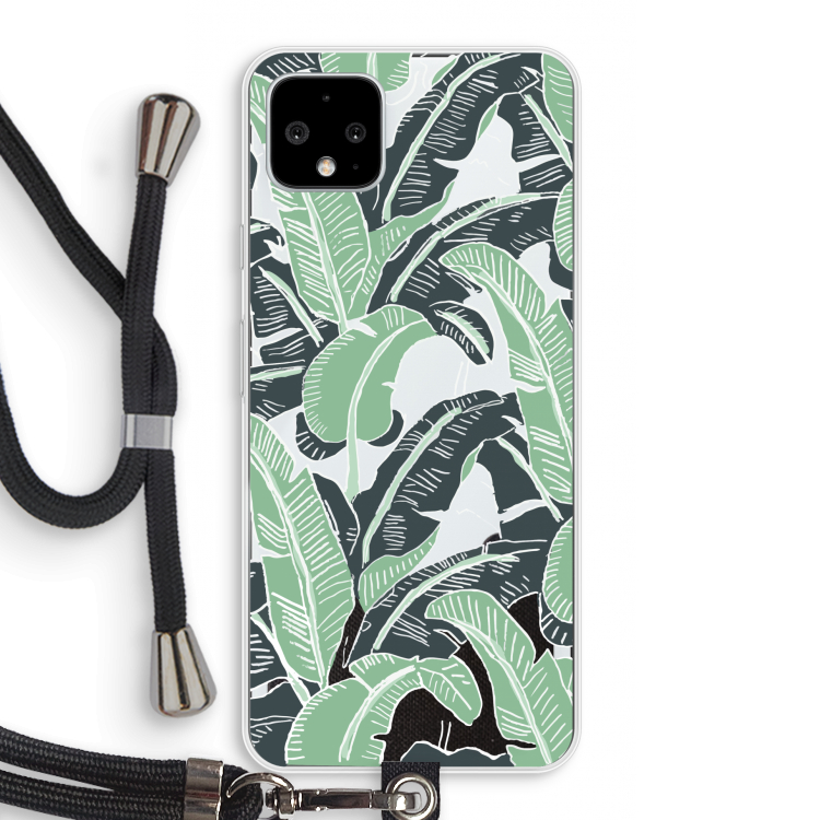 This Sh*t Is Bananas: Pixel 4 XL Transparant Hoesje met koord