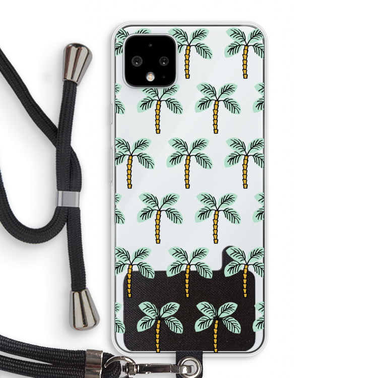 Paradise: Pixel 4 XL Transparant Hoesje met koord