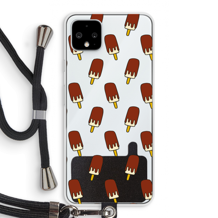 Yummy: Pixel 4 XL Transparant Hoesje met koord